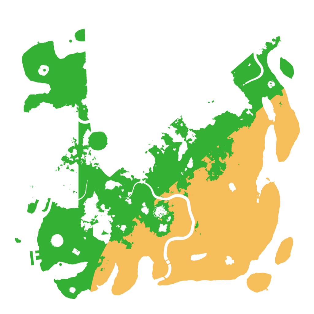 Biome Rust Map: Procedural Map, Size: 4500, Seed: 348553798