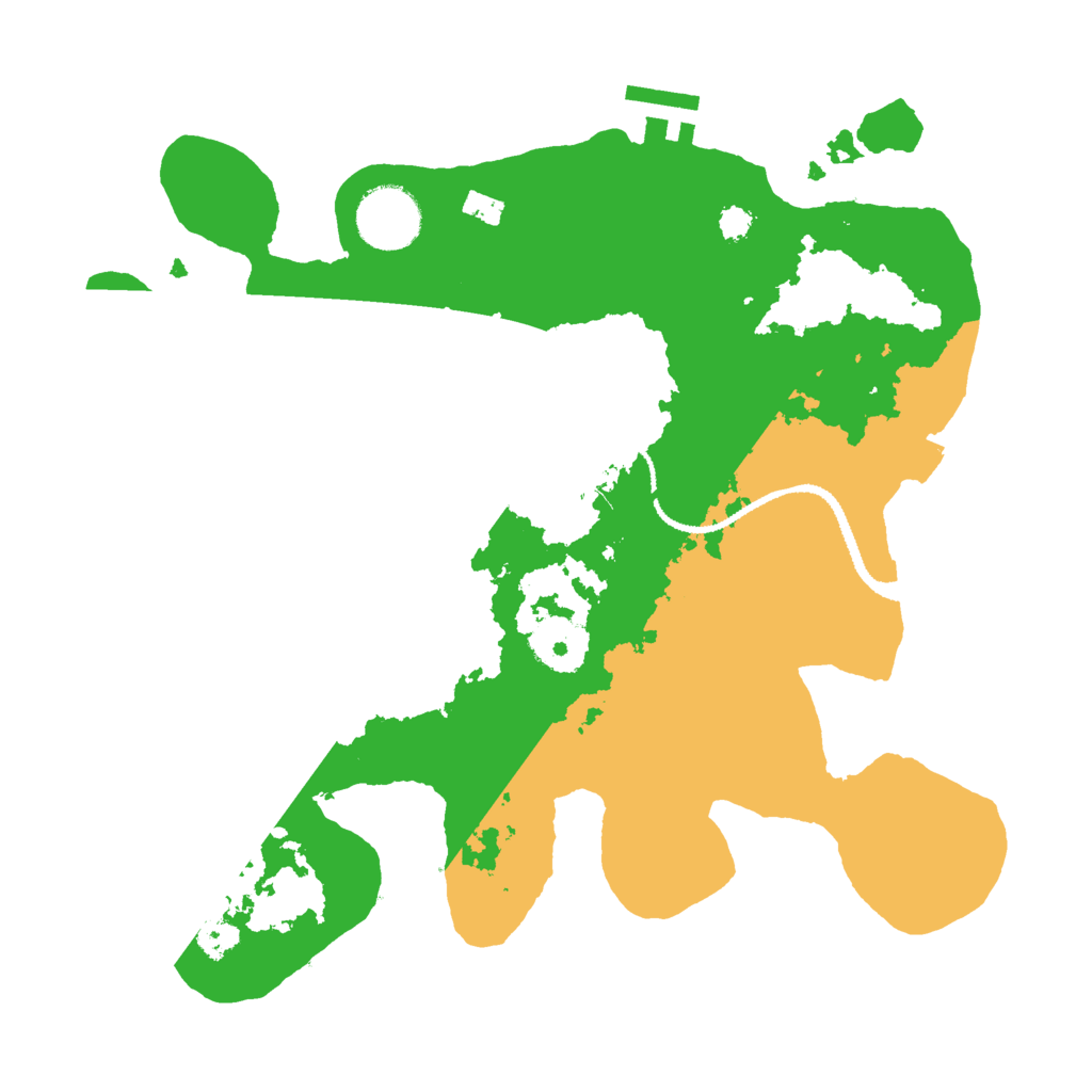 Biome Rust Map: Procedural Map, Size: 3000, Seed: 504332549
