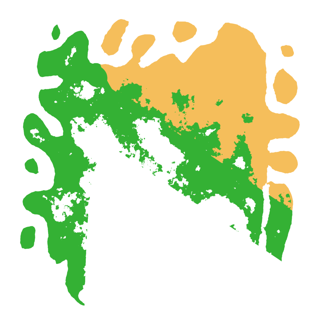 Biome Rust Map: Barren, Size: 4400, Seed: 81541131