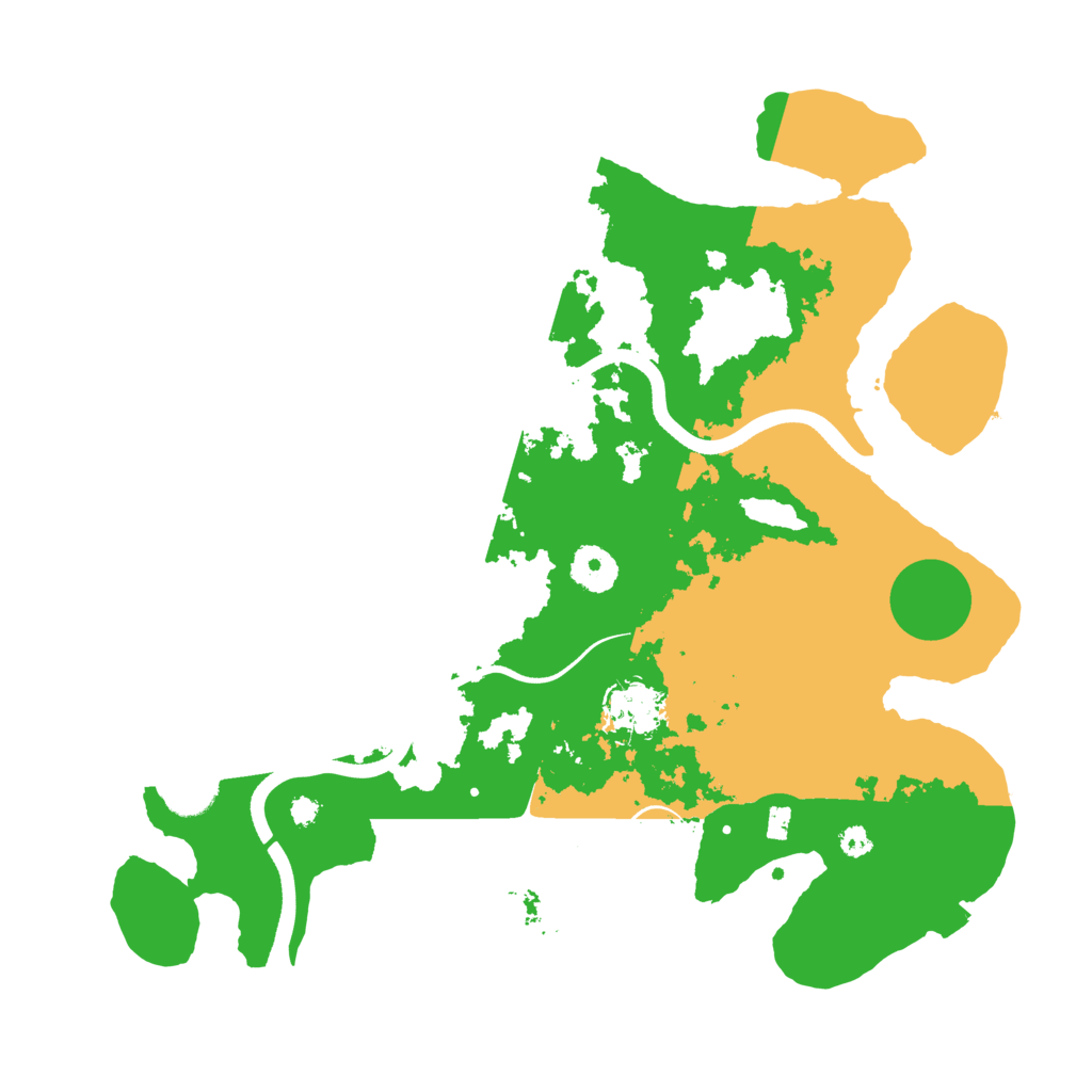 Biome Rust Map: Procedural Map, Size: 3550, Seed: 13706641