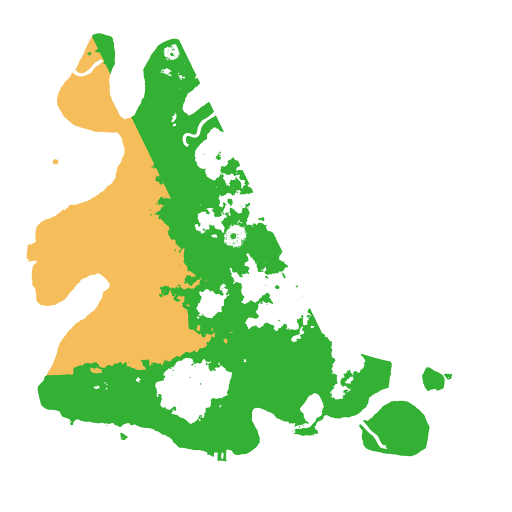 Biome Rust Map: Procedural Map, Size: 3500, Seed: 45511634