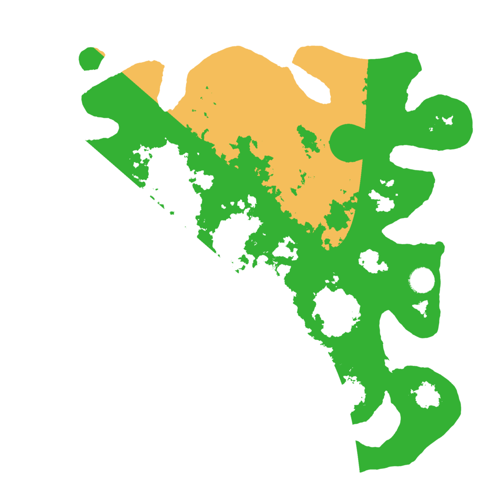 Biome Rust Map: Barren, Size: 3500, Seed: 60366411