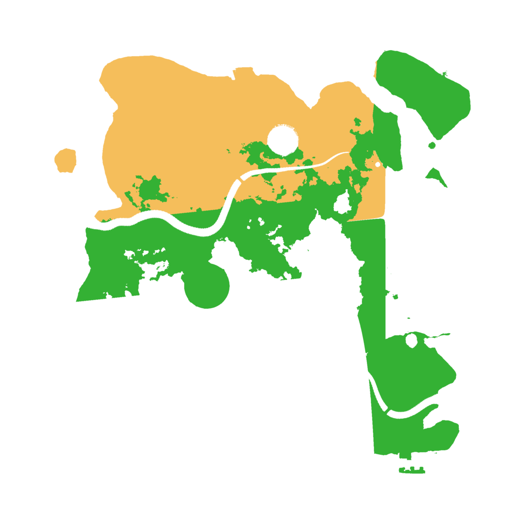 Biome Rust Map: Procedural Map, Size: 3000, Seed: 876740574