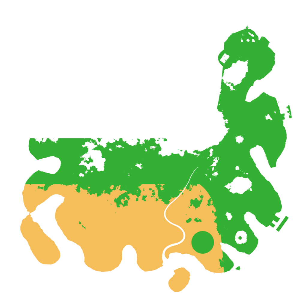 Biome Rust Map: Procedural Map, Size: 3600, Seed: 3297120