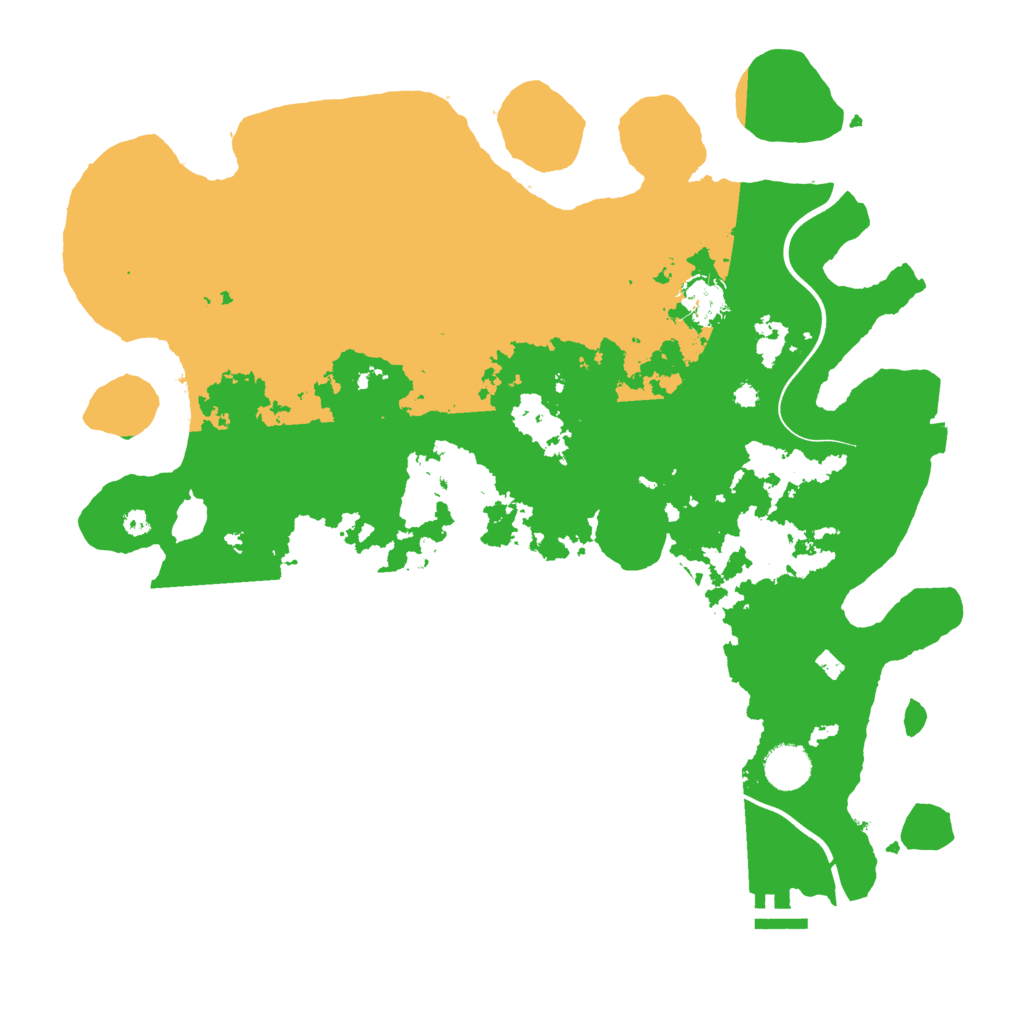 Biome Rust Map: Procedural Map, Size: 3900, Seed: 57374112