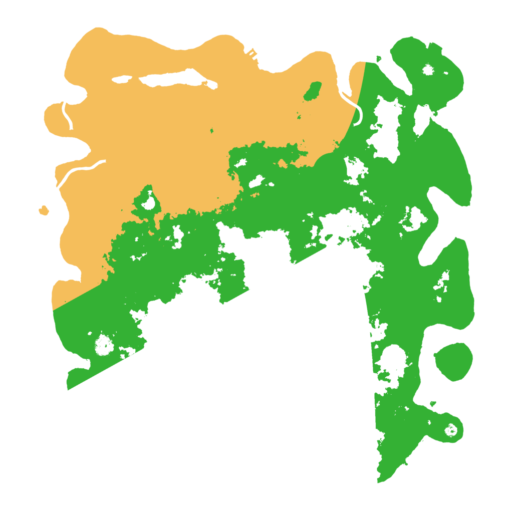 Biome Rust Map: Procedural Map, Size: 4300, Seed: 33118674