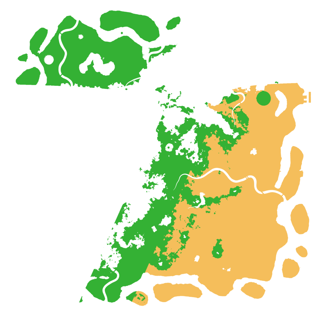 Biome Rust Map: Procedural Map, Size: 6000, Seed: 5728