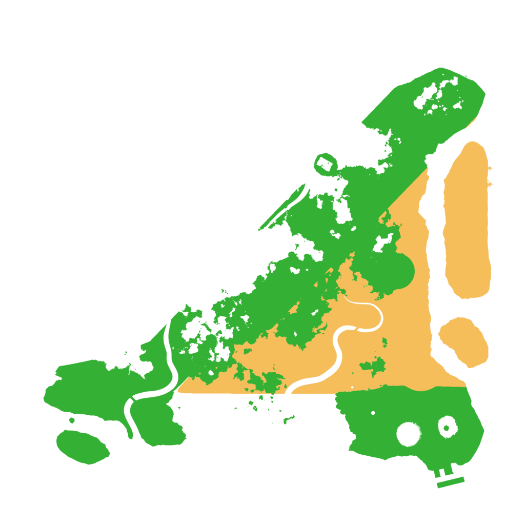 Biome Rust Map: Procedural Map, Size: 3850, Seed: 88485560