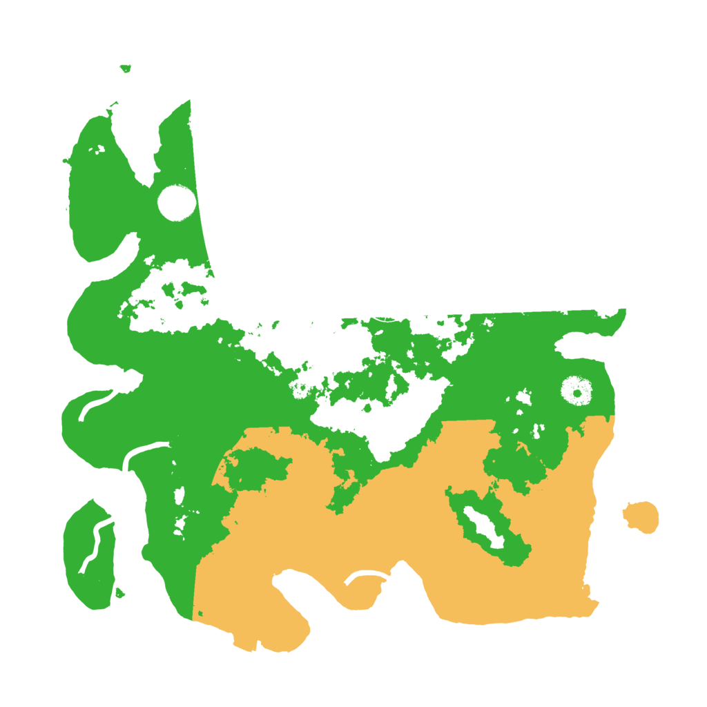 Biome Rust Map: Procedural Map, Size: 3500, Seed: 6480827