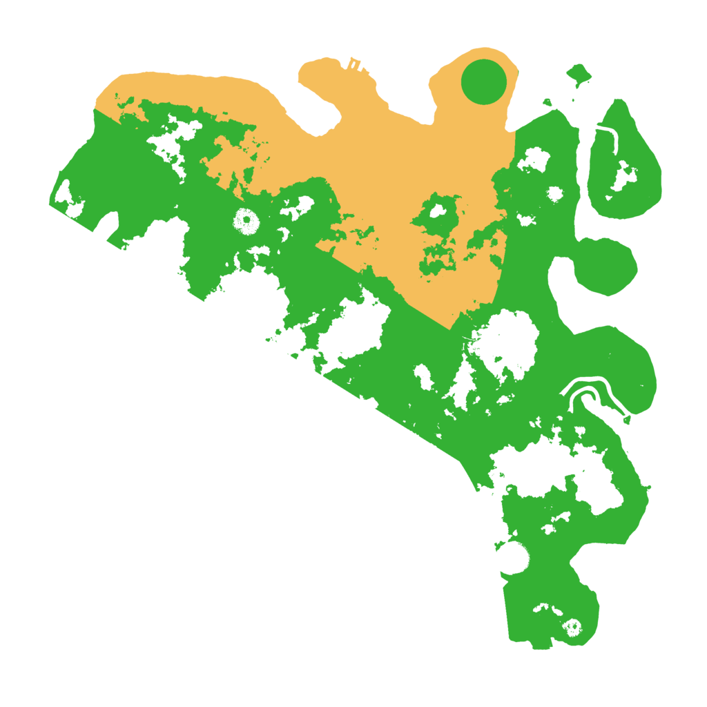 Biome Rust Map: Procedural Map, Size: 4100, Seed: 91167547