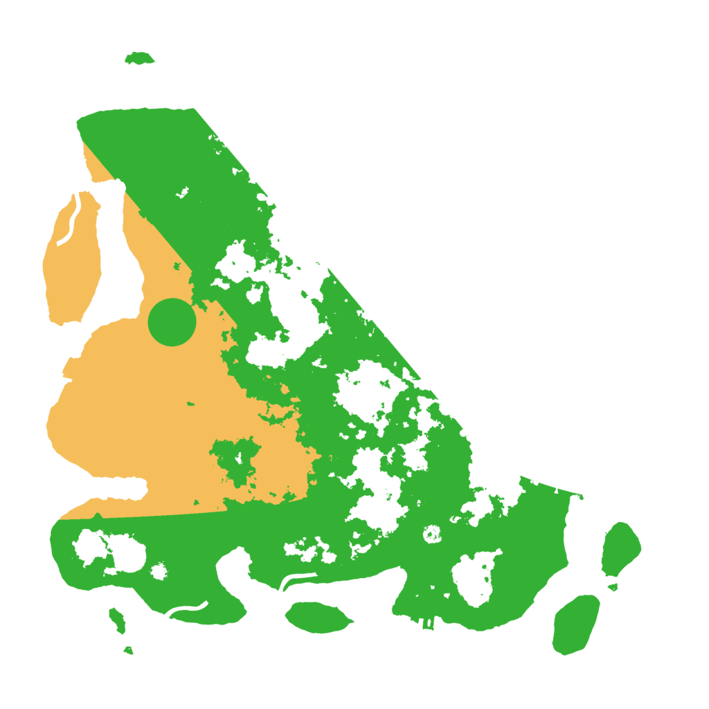 Biome Rust Map: Procedural Map, Size: 3900, Seed: 1234567890