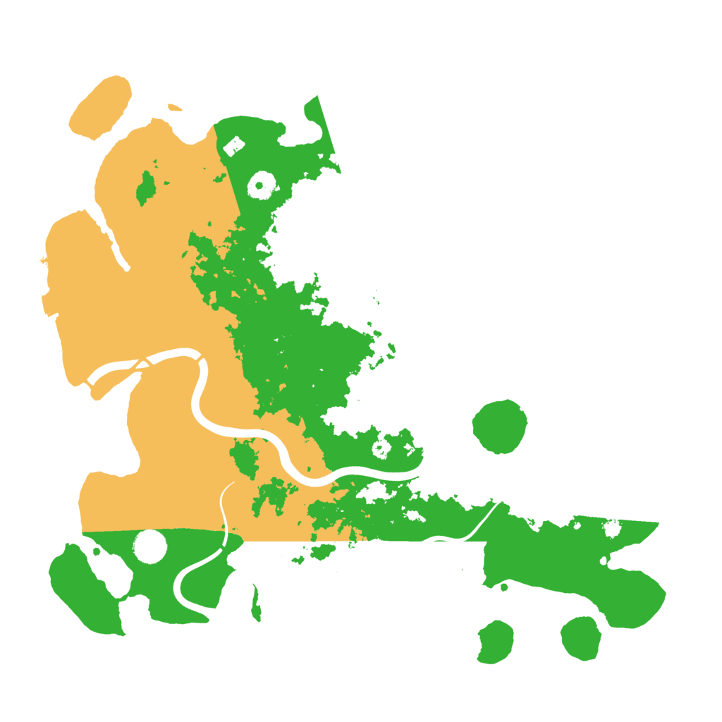 Biome Rust Map: Procedural Map, Size: 3850, Seed: 88322678