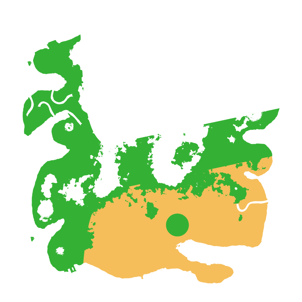 Biome Rust Map: Procedural Map, Size: 3500, Seed: 263307472