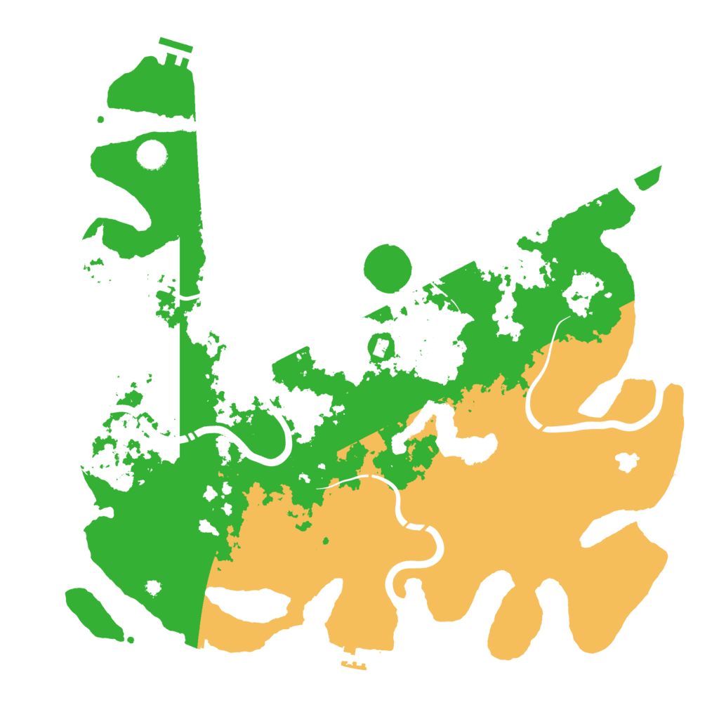 Biome Rust Map: Procedural Map, Size: 4250, Seed: 85645