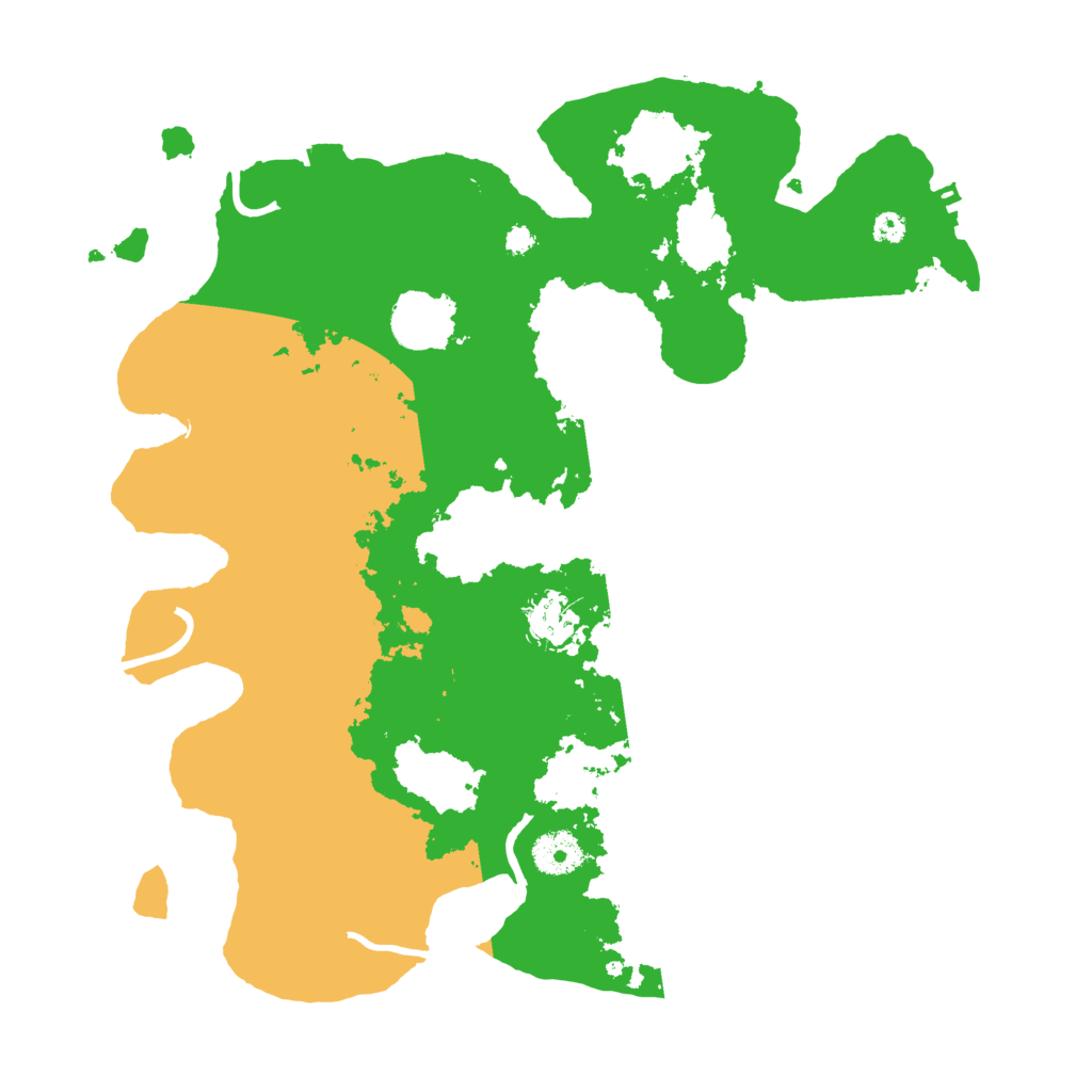 Biome Rust Map: Procedural Map, Size: 3500, Seed: 1484293314