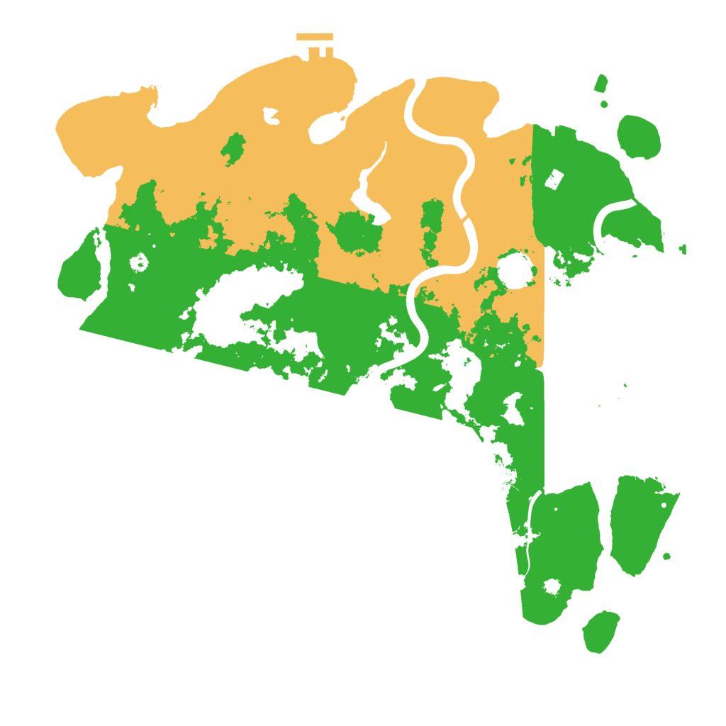 Biome Rust Map: Procedural Map, Size: 4000, Seed: 1034575882