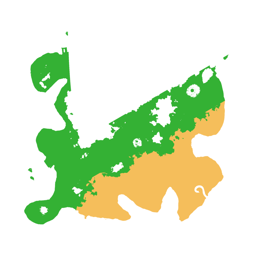 Biome Rust Map: Procedural Map, Size: 3000, Seed: 2092772739