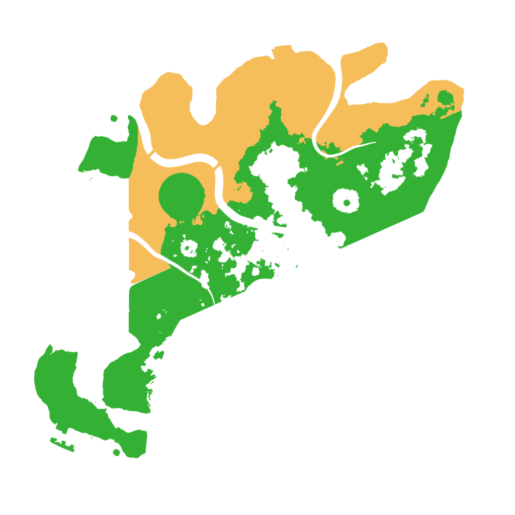 Biome Rust Map: Procedural Map, Size: 3000, Seed: 339956