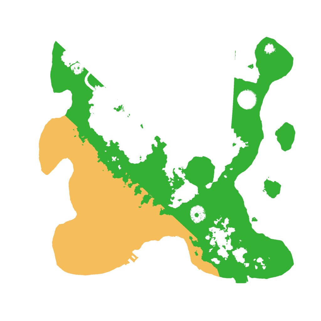 Biome Rust Map: Procedural Map, Size: 3000, Seed: 17494