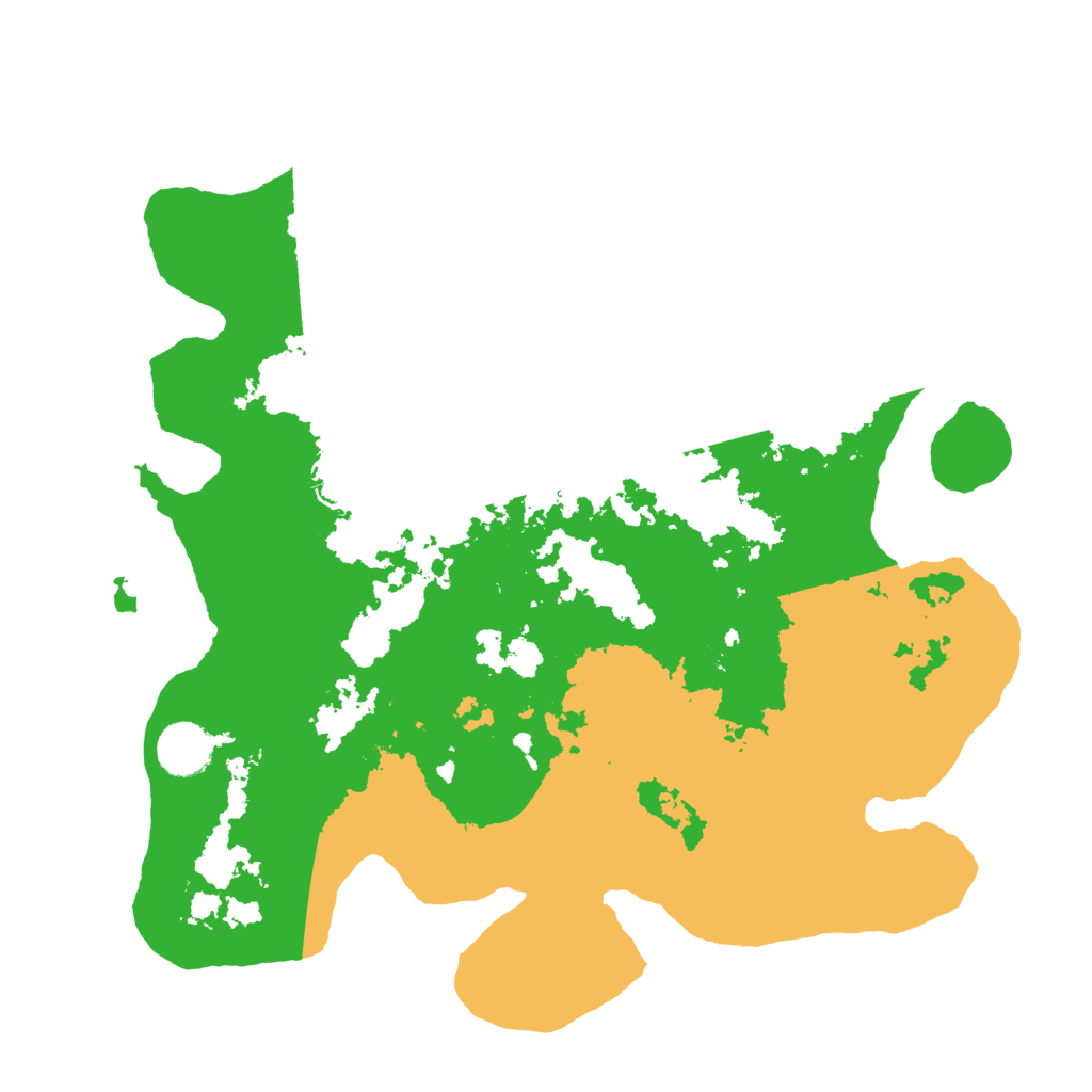 Biome Rust Map: Barren, Size: 3550, Seed: 96167671