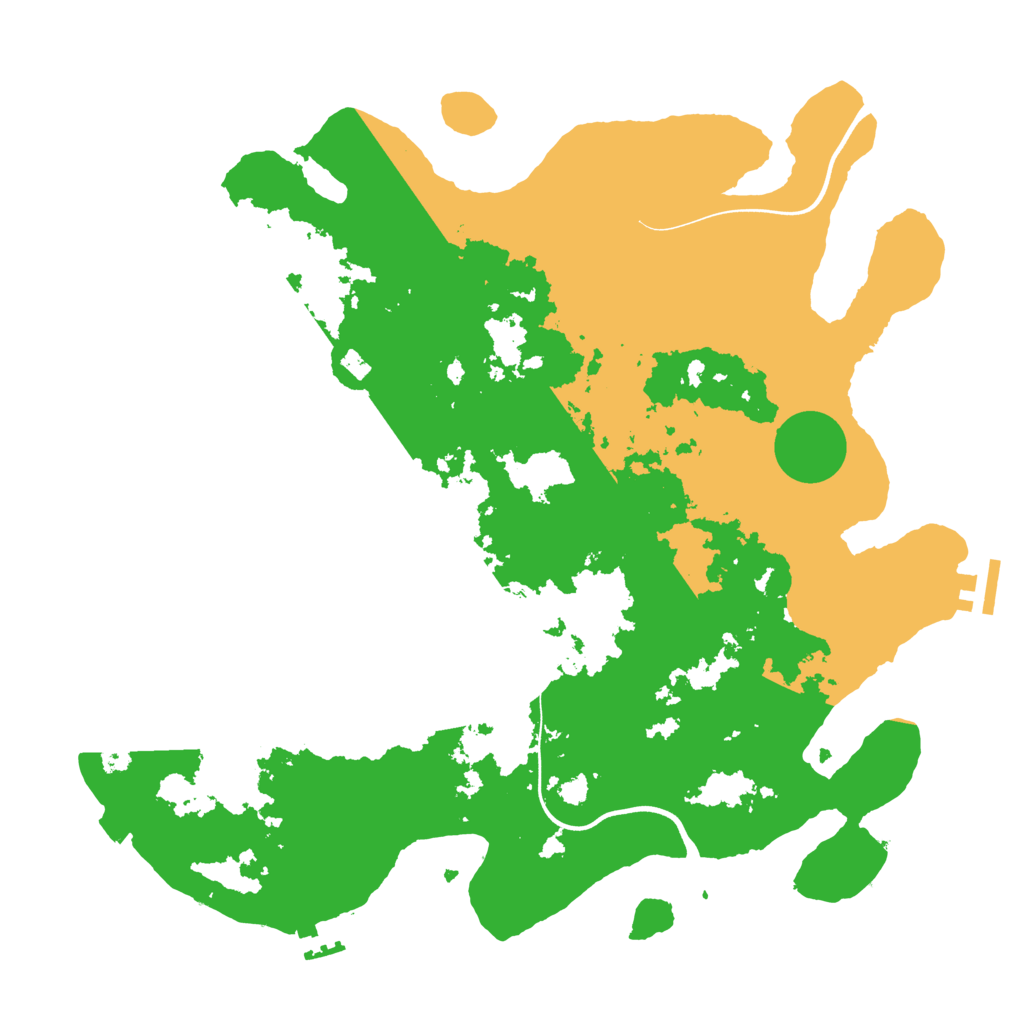 Biome Rust Map: Procedural Map, Size: 3750, Seed: 45524641