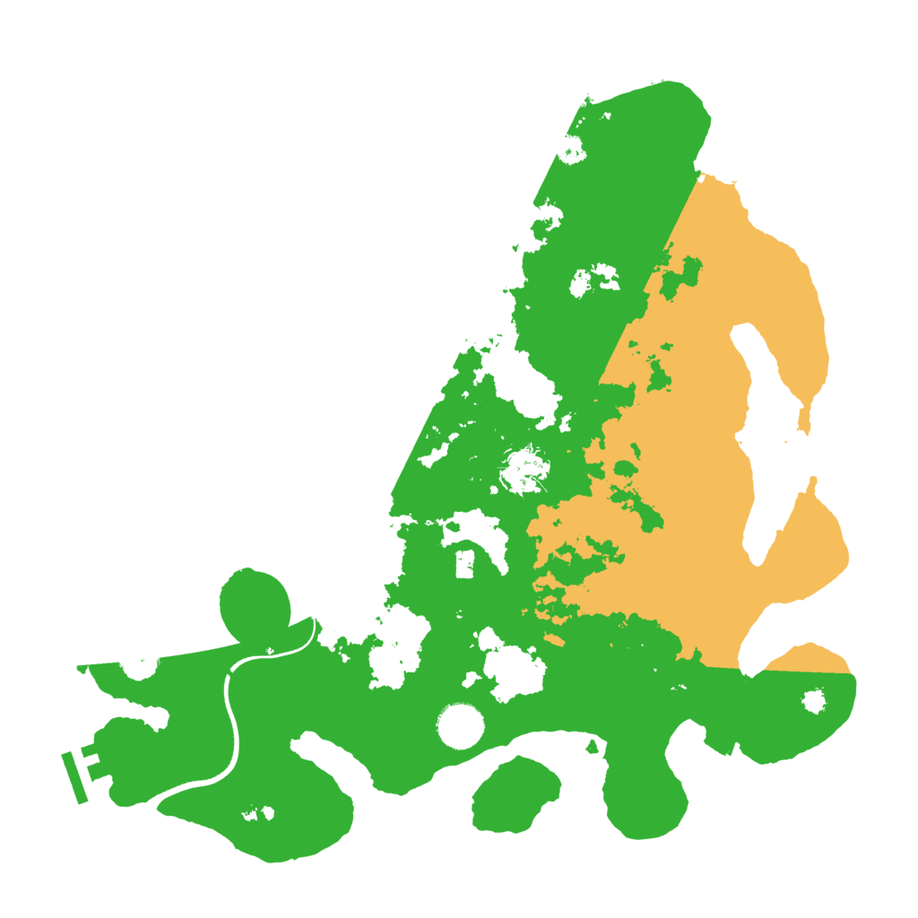 Biome Rust Map: Procedural Map, Size: 3500, Seed: 652094110
