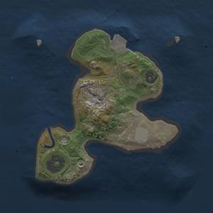 Thumbnail Rust Map: Procedural Map, Size: 1750, Seed: 1891532097, 3 Monuments