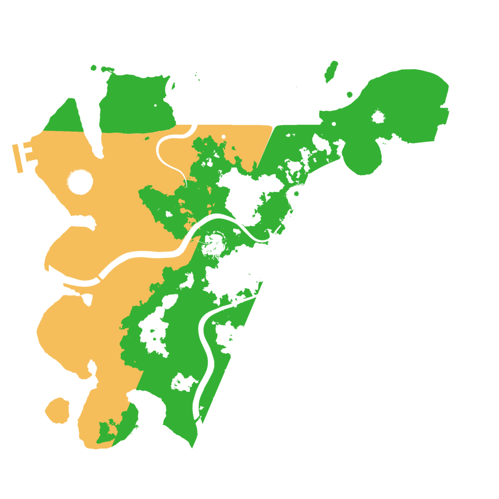 Biome Rust Map: Procedural Map, Size: 3500, Seed: 1184588122