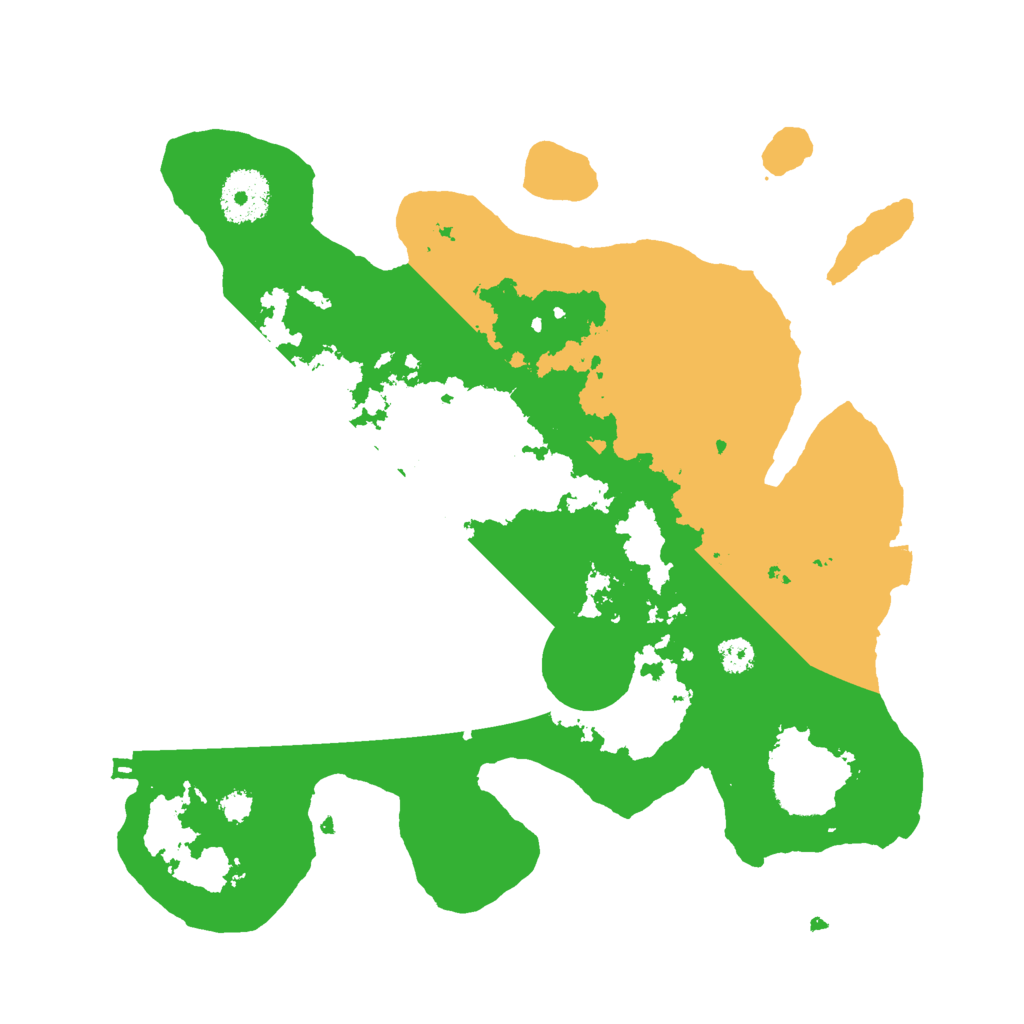 Biome Rust Map: Procedural Map, Size: 3000, Seed: 33267