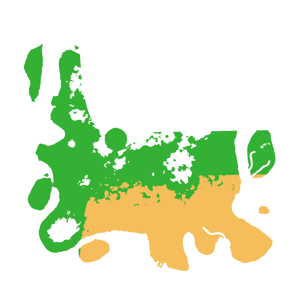 Biome Rust Map: Procedural Map, Size: 3500, Seed: 1546044264
