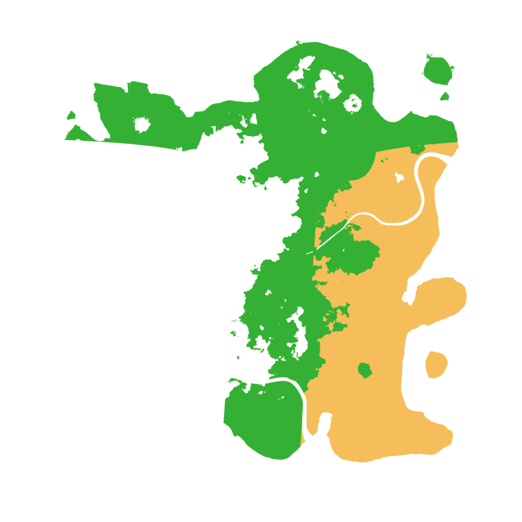 Biome Rust Map: Procedural Map, Size: 3000, Seed: 2002197701
