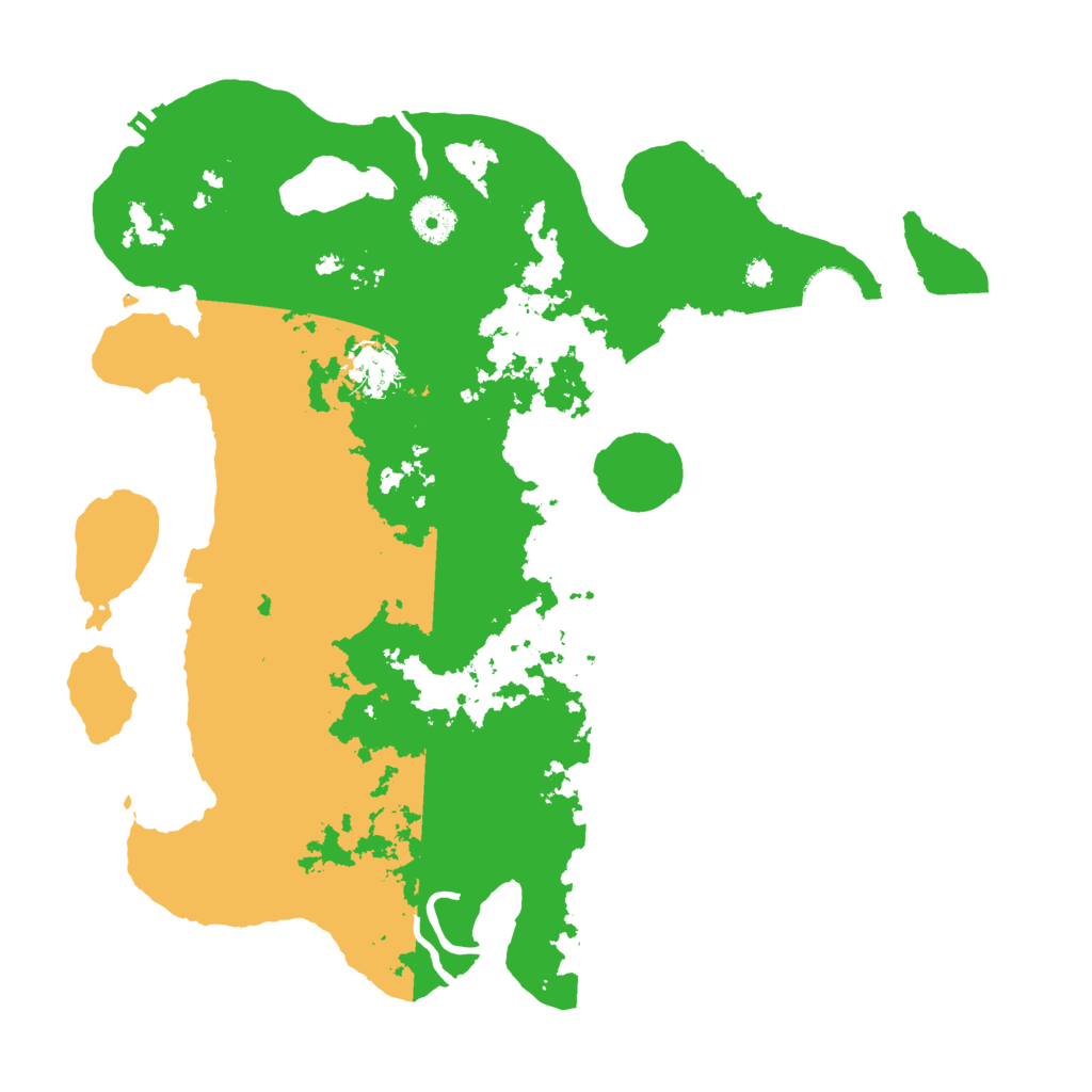 Biome Rust Map: Procedural Map, Size: 3650, Seed: 719669998