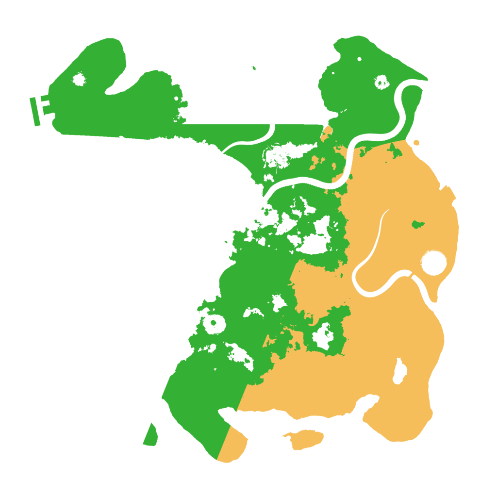 Biome Rust Map: Procedural Map, Size: 3500, Seed: 247603124