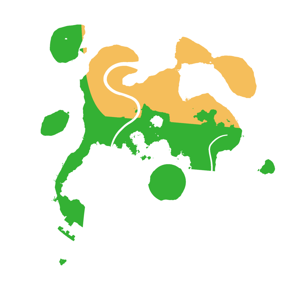 Biome Rust Map: Procedural Map, Size: 2250, Seed: 489222