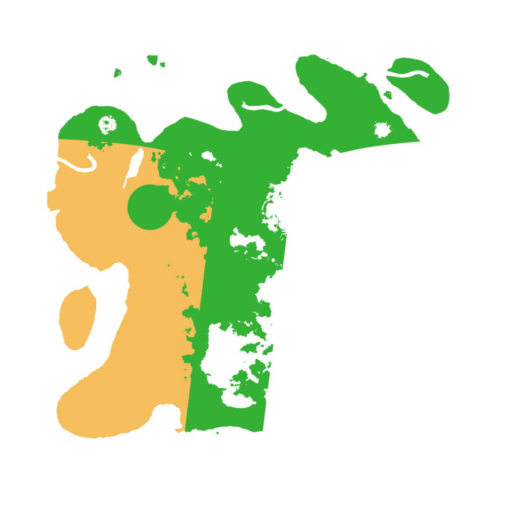 Biome Rust Map: Procedural Map, Size: 3000, Seed: 116652