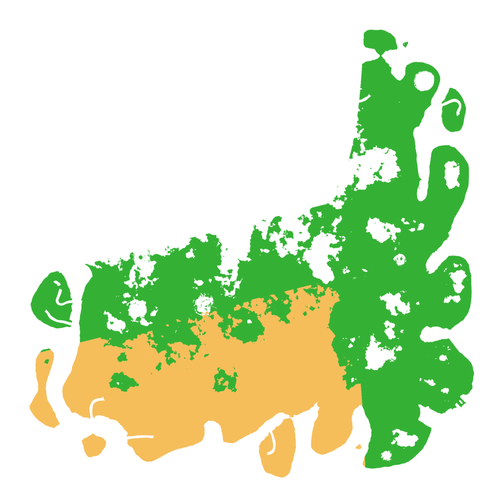 Biome Rust Map: Procedural Map, Size: 4500, Seed: 2041071085