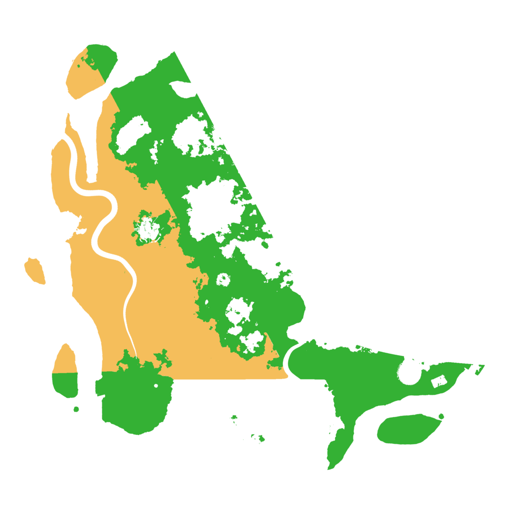Biome Rust Map: Procedural Map, Size: 3750, Seed: 40586776