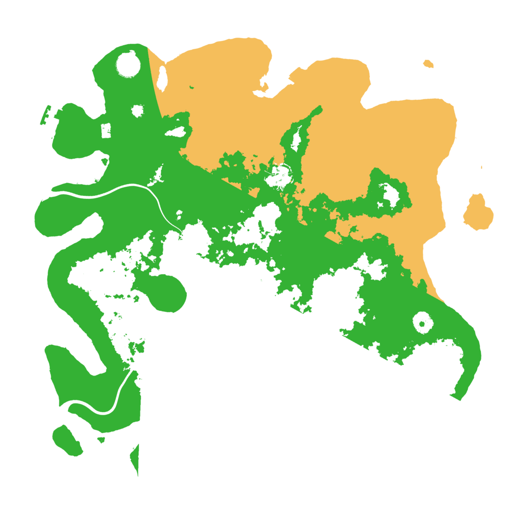 Biome Rust Map: Procedural Map, Size: 3800, Seed: 35177639