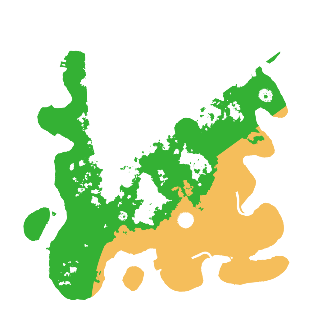 Biome Rust Map: Procedural Map, Size: 3500, Seed: 14581890