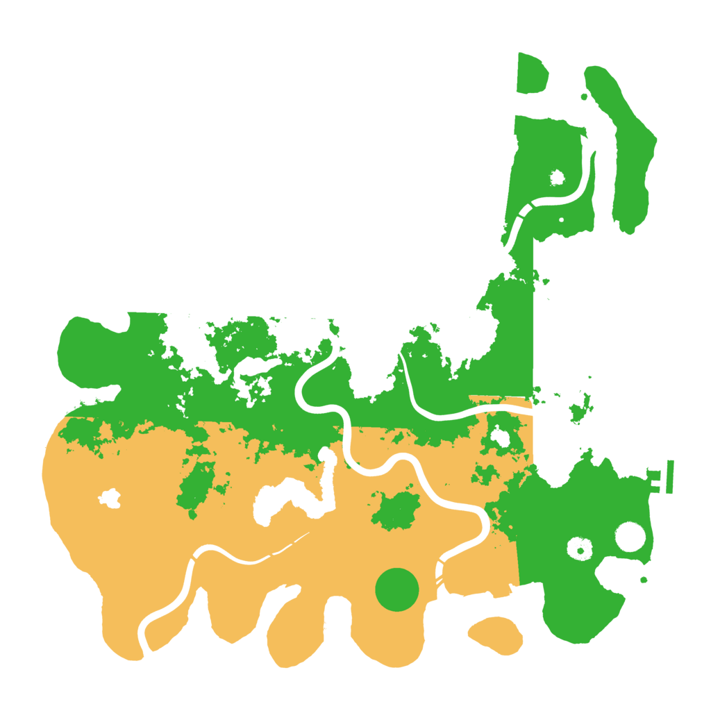 Biome Rust Map: Procedural Map, Size: 4300, Seed: 45248996