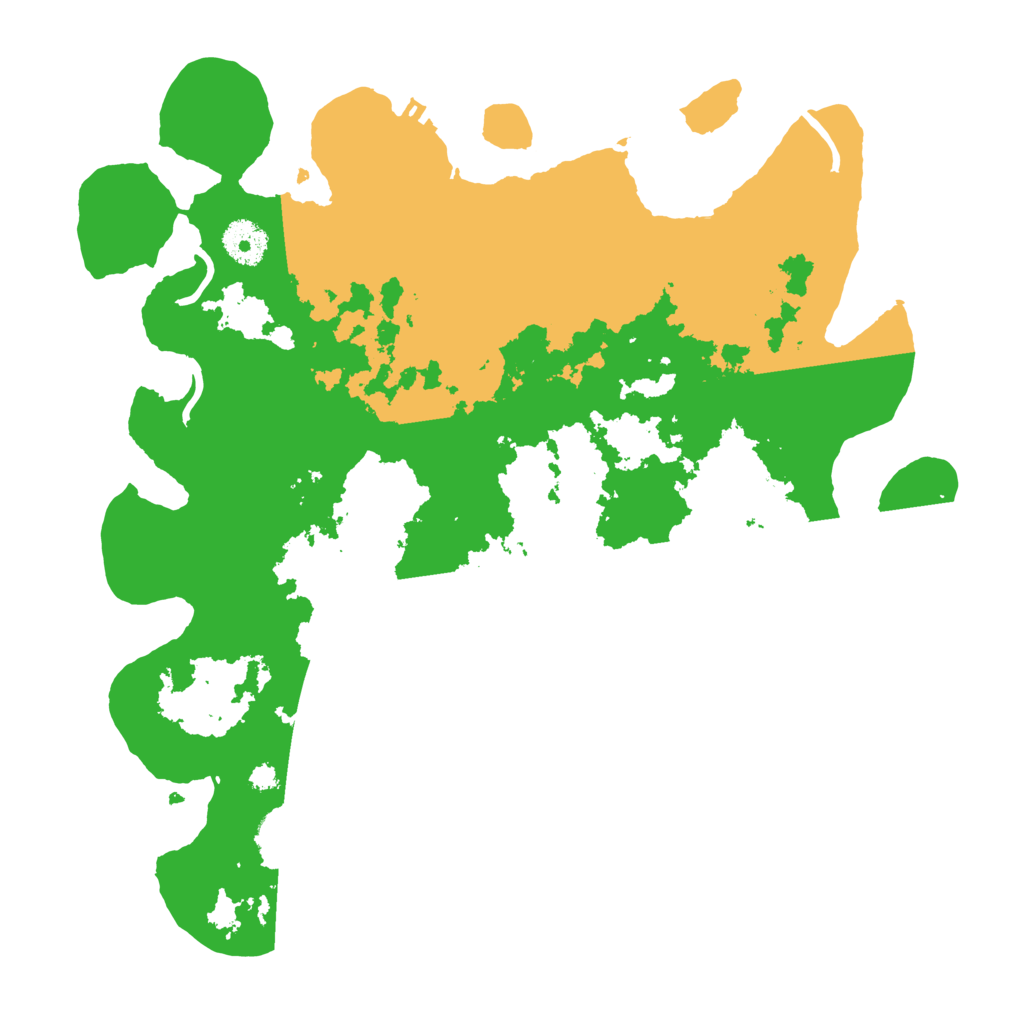 Biome Rust Map: Procedural Map, Size: 3500, Seed: 408194458