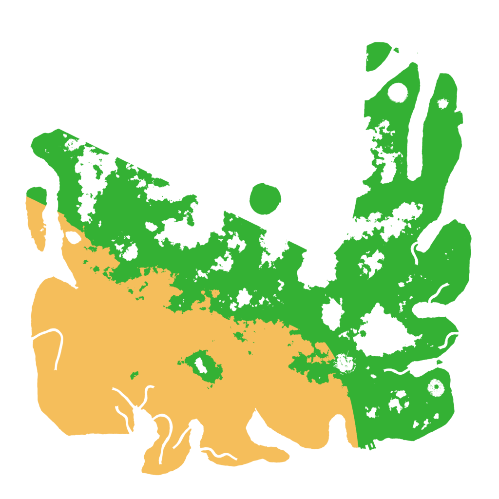 Biome Rust Map: Procedural Map, Size: 4500, Seed: 724047386