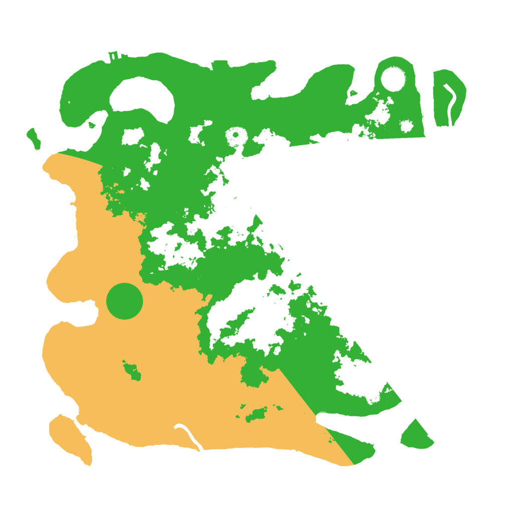 Biome Rust Map: Procedural Map, Size: 3700, Seed: 22504961