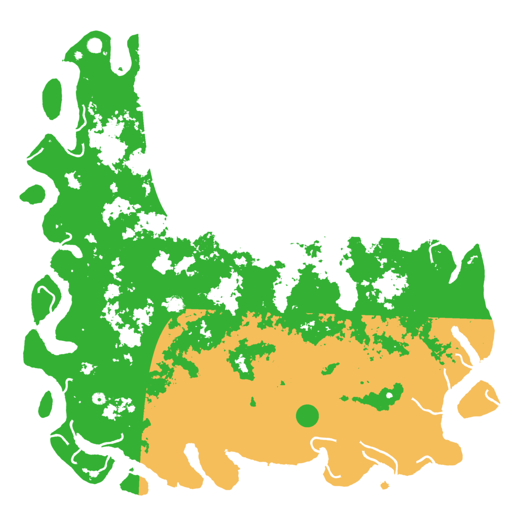 Biome Rust Map: Procedural Map, Size: 6000, Seed: 555440494