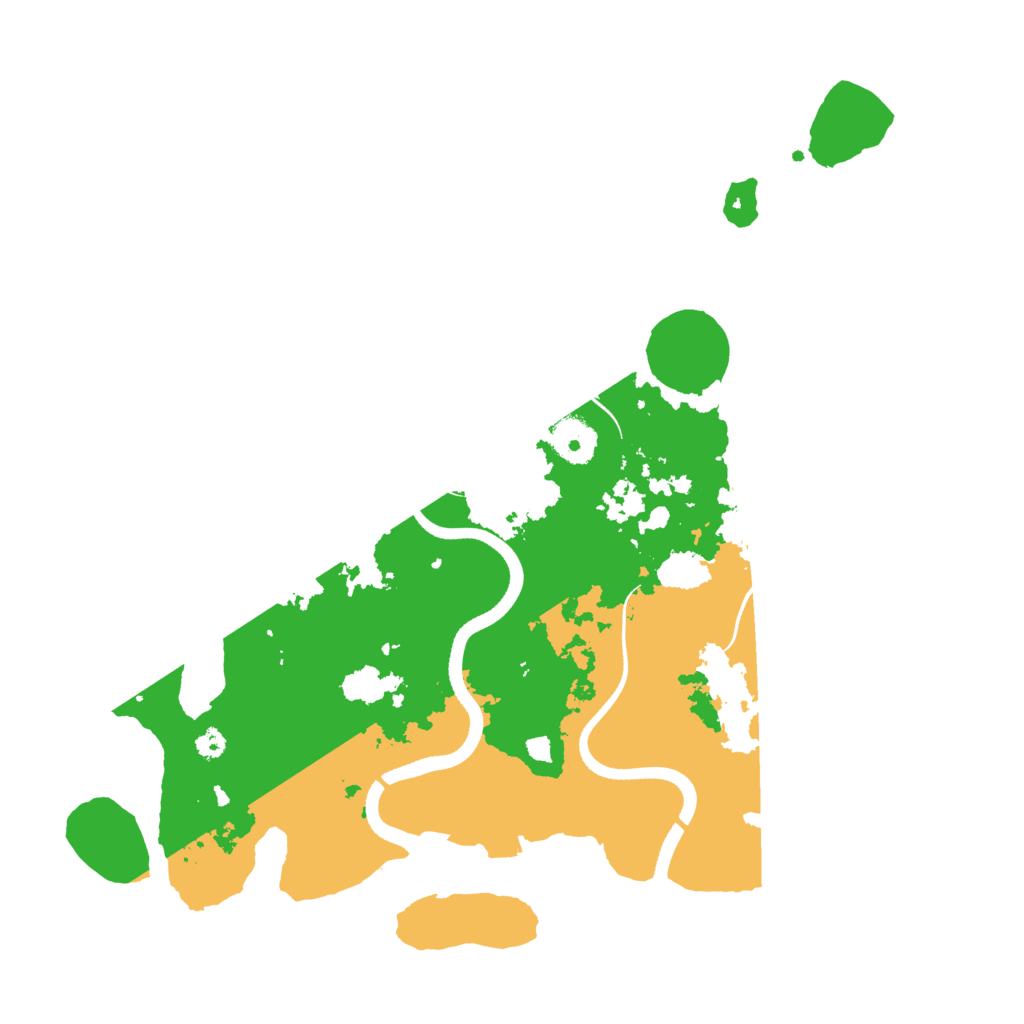 Biome Rust Map: Procedural Map, Size: 3500, Seed: 2115222