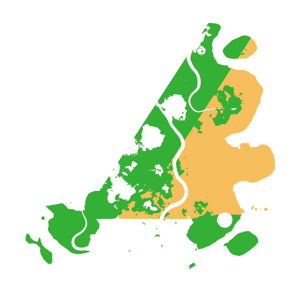 Biome Rust Map: Procedural Map, Size: 3500, Seed: 7527339
