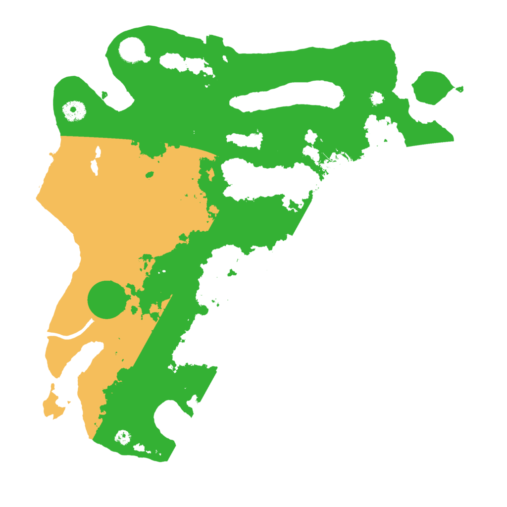 Biome Rust Map: Procedural Map, Size: 3500, Seed: 99764457