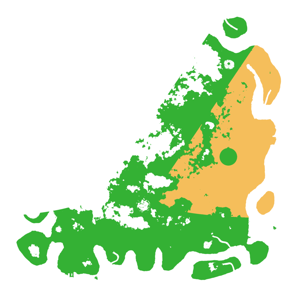 Biome Rust Map: Procedural Map, Size: 4500, Seed: 13464296