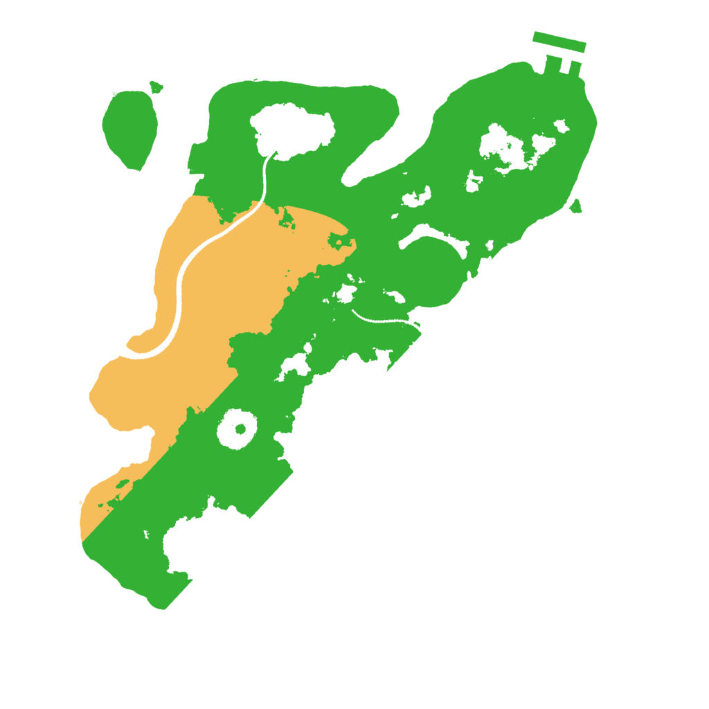 Biome Rust Map: Procedural Map, Size: 2700, Seed: 1143081366