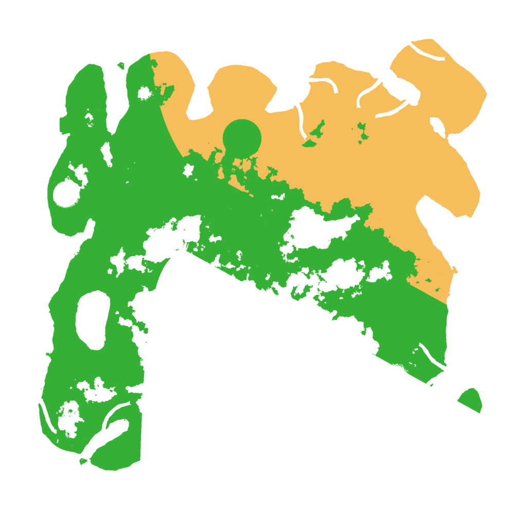 Biome Rust Map: Procedural Map, Size: 3600, Seed: 10588937